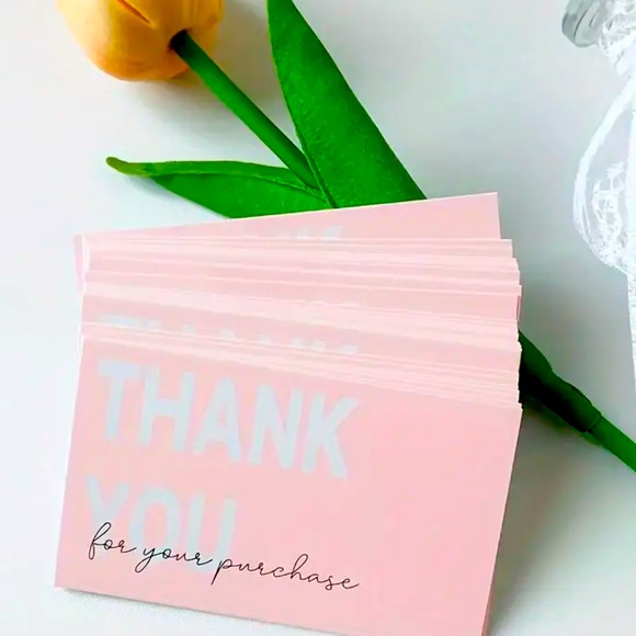 50 Premium Thank You Cards - Picture 1 of 1